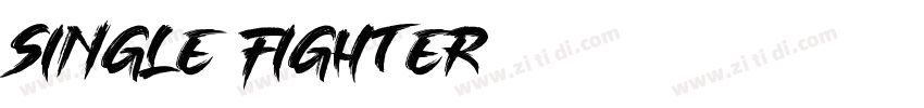 single fighter字体转换